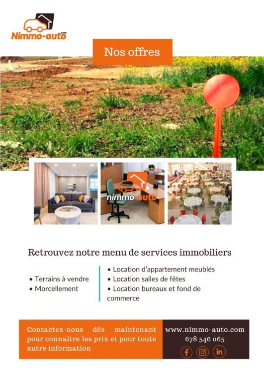 LA   MERCURIALE DES PRIX AU CAMEROUN EN MATIERE FONCIERE