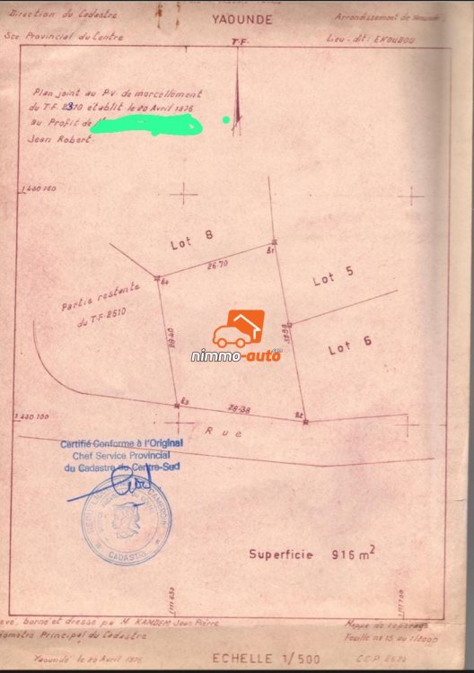 terrain bati à vendre à bastos