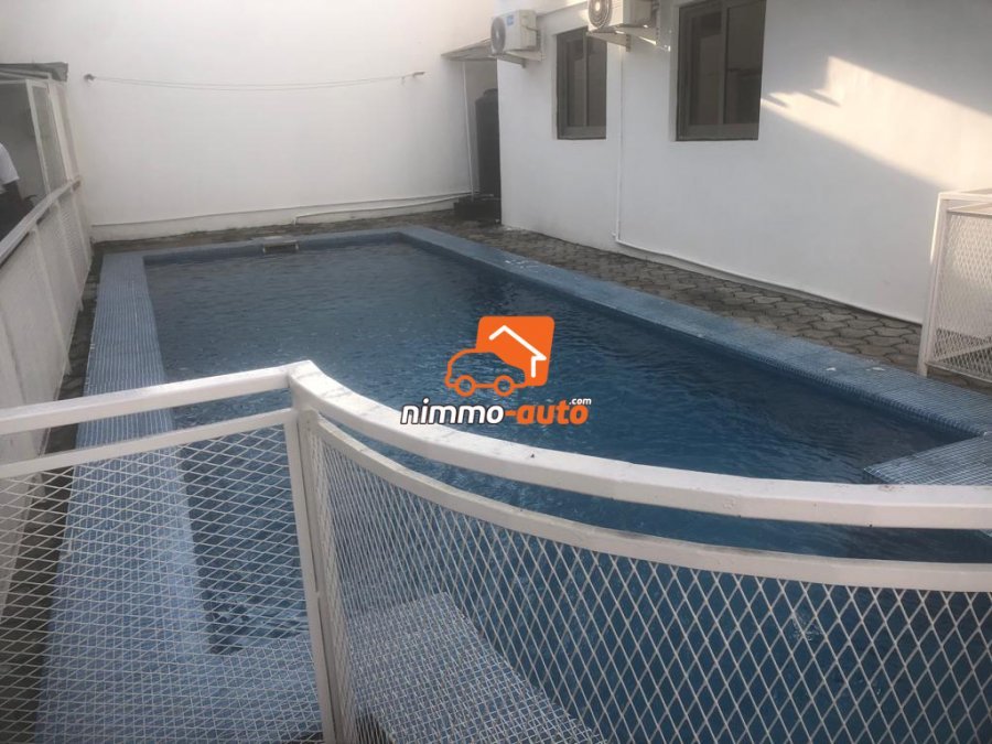 Grand Appartement meublé de 02 chbres avec piscine à louer à Pharmacie Njoh Njoh