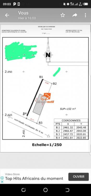 Villa moins cher à vendre au quartier Nkolfoulou