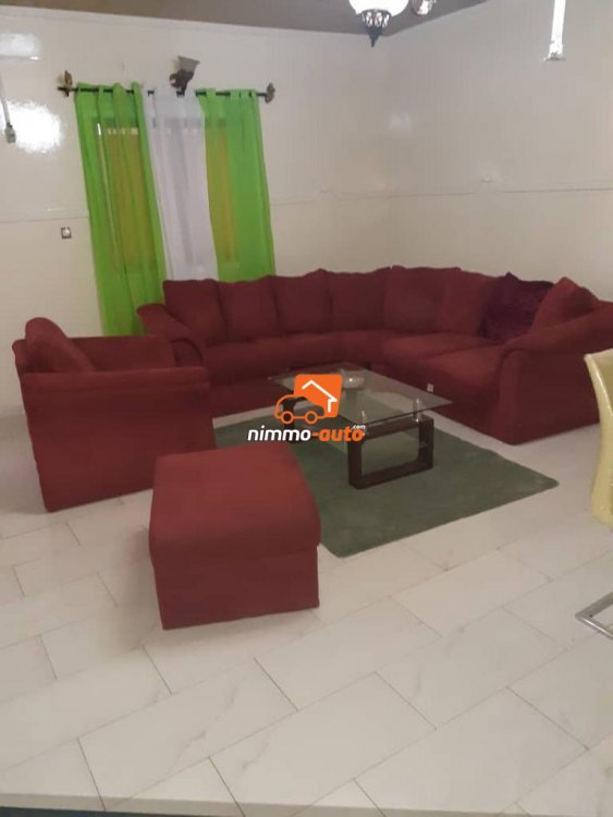 Appartement meublé 3chbres à louer à mobile omnisports