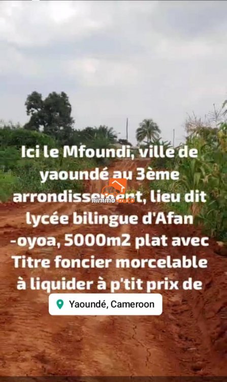 Terrain Plat Titré à vendre à Ahala