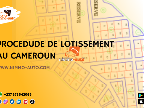 LA PROCEDURE DE LOTISSEMENT AU CAMEROUN