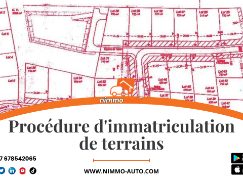 procédure d'immatriculation de terrains
