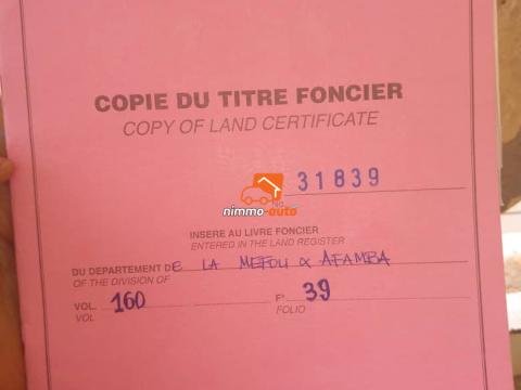 Terrain à vendre à Nkolnda