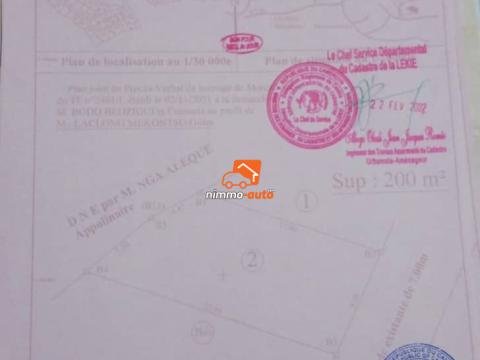 Terrain titré à vendre à nyom