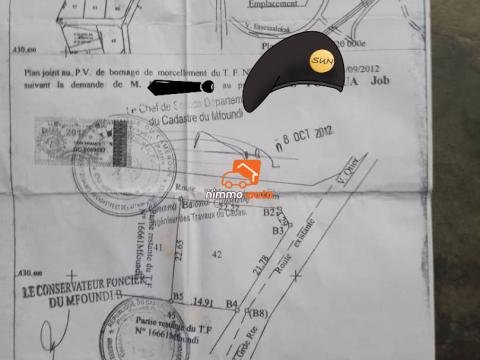 Terrain titré à vendre à Nkoabang