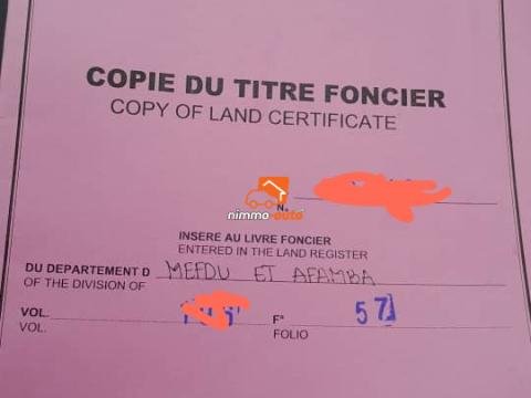 Terrain à vendre à Odza Mehandan Mindick