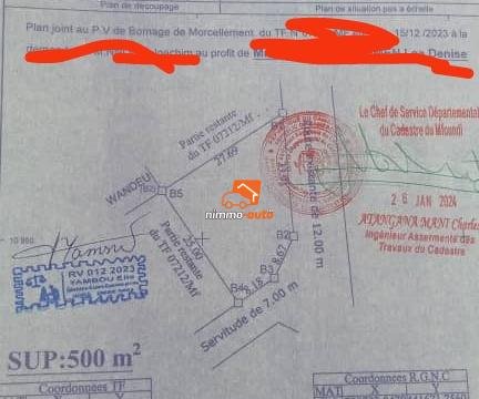 Terrain titré bien placé à vendre à Nyom