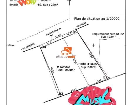 Terrain commercial à vendre à Bastos